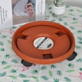 thumbnail image 3 of Plateau de Pot de Fleurs Mobile Roue Roulante Robuste pour Intérieur Extérieur Balcon Jardin 33cm, 3 of 5