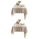 thumbnail image 4 of Mantel Rectangular Bewildely de Lino Beige 135*160 cm 2Conjunto, 4 of 6