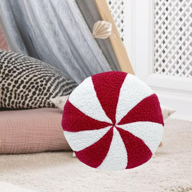 Almohada de peluche con forma de bastón de cojín para sentarse, suave y  tierno juguete de peluche decorativo para regalos del día de San