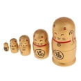 thumbnail image 1 of TISHITA Maneki Neko Russian Babushka Matryoshka Nesting Dolls New Year Gift 5pcs Set, 1 of 8