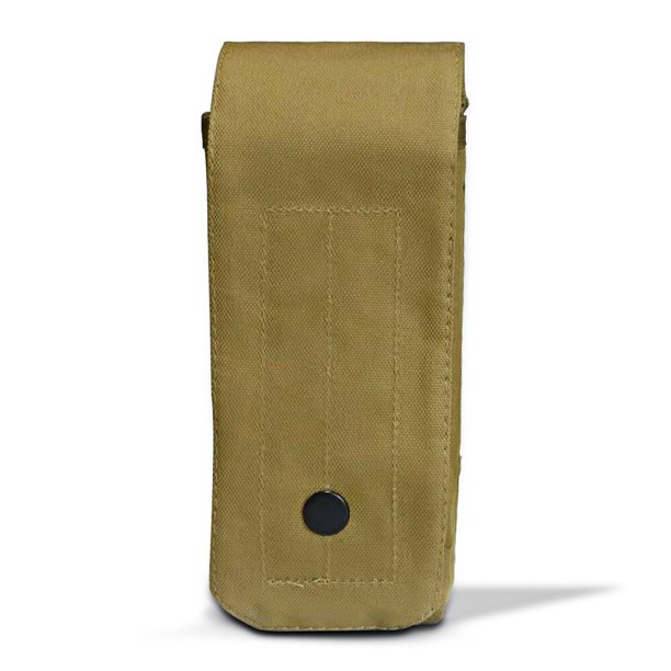 MOLLE-bolsa táctica de un solo cargador para Rifle, Clip militar Airsoft con botón de munición, bolsa CP para Glock M4 AK, bolsa de caza Mag