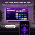 thumbnail image 3 of Roku TV Projector, HAPPRUN Smart Projector with Wifi and Bluetooth, Roku TV Built-in, DoIby Audio, Portable Mini Projector Compatible with Google Home & Apple Home, Movie Projector for Outdoor, 3 of 10