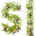 thumbnail image 6 of Stijggn Easter Garland Decor Easter Tree Decorations Easter Egg Flower Berry Garlands Decorations Spring Summer Floral Vine Garland Wreaths for Home Party Door Wall Window Table Decor, 6 of 9