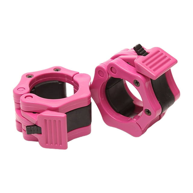Barbell Collar Lock Clips, Dumbbell Buckle Safe 1 Pair Professional Nylon for Fitness