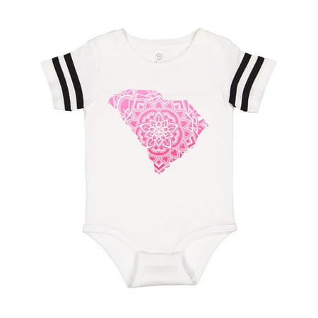 

Inktastic South Carolina Silhouette Mandala Gift Baby Boy or Baby Girl Bodysuit