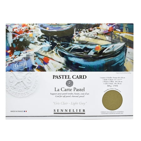 UPC: 3046451903962 | Sennelier La Carte Card Pochette  15-3/4  x 11-4/5   Monochromatic Light Gray