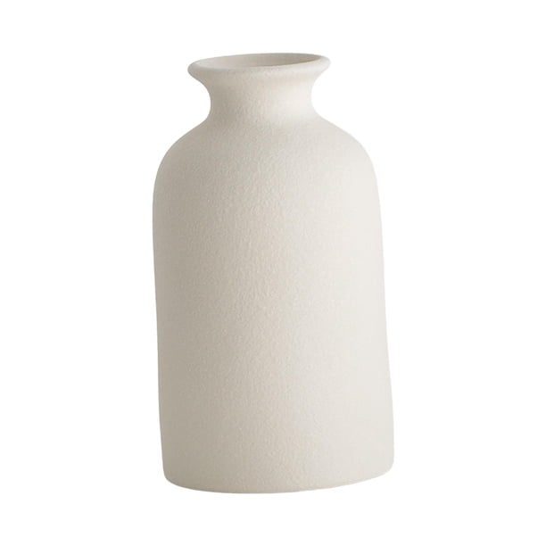 Jarrón de Estilo Nórdico, Florero de Cerámica, Adorno, Florero Pequeño, Florero Decorativo, Florero, Maceta para Decoración de Estante de Sala de Esta Estilo C 14x8x4cm Sunnimix Jarrón de ceramica