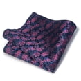thumbnail image 1 of Nvzi Mens Silk Pocket Square Set Handkerchiefs-9*9inch，A51, 1 of 5