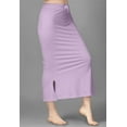 thumbnail image 5 of Trendmalls Lycra Spendex Saree Shapewear Petticoat for Women-P01-Pale Purple, 5 of 6