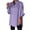 Purple, variant on aidice Plus Size Shirts for Women Casual Lapel Neck Long Sleeve Button up Loose Office Workwear Tops