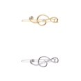 thumbnail image 1 of 2x Simple Hairpin Clip Note Grip Barrette Hair Styling, 1 of 8