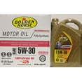 thumbnail image 1 of Golden Horse Full Synthetic 5W30 Motor Oil - 3x5 Litres Case, 1 of 1