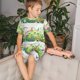 thumbnail image 4 of Fotbe Plants and Insects Pijama Estampada de 2 Piezas para Niños – Ropa de Dormir de Manga Corta Cómoda para Niños y Niñas, Camiseta y Shorts de Algodón-X-Large, 4 of 6