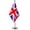 A, variant on Soovim UK Desk Flag with Stand Base, British United Kingdom Tabletop Flag, Mini Office Desktop Flag for Meeting Room Home Study