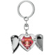 thumbnail image 1 of Llavero de alas de ángel en forma de corazón, 1 of 3