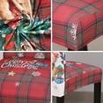 thumbnail image 6 of Touchbetter Christmas Chair Covers Set of 6,High Stretch Removable Washable Chair Seat Protector Cover for Christmas Decoration-Christmas Theme Decor with Snowflake(Bear), 6 of 8