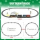thumbnail image 4 of Set de tren eléctrico Funwee con humo, luces y sonido para niños mayores de 3 años, 4 of 6