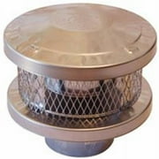 AmeriVent 6HS-RCS Vent Cap, 6 in Connection, Stainless Steel, Galvanized