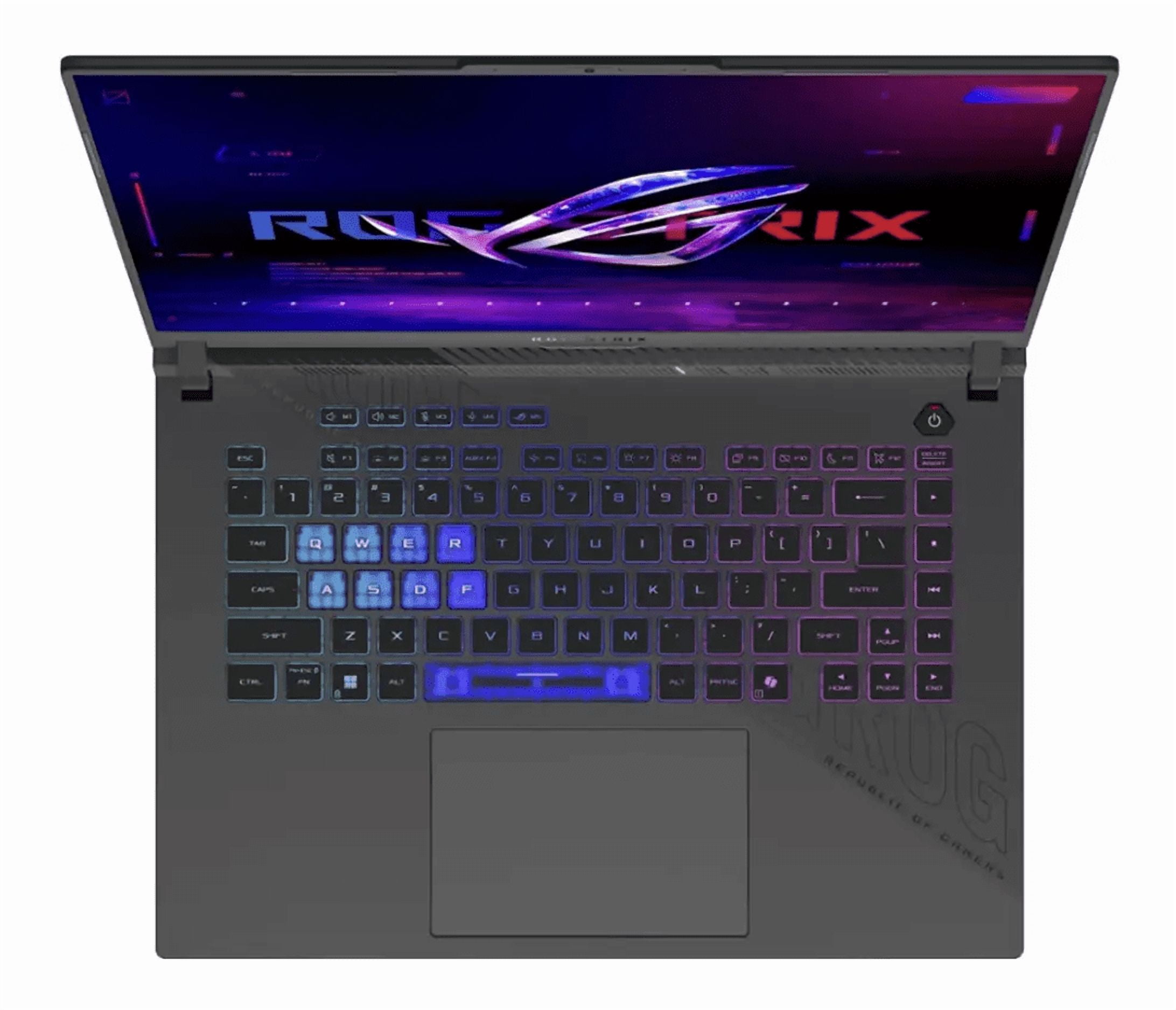 ASUS ROG Strix AI Gaming Laptop 16.0in 165Hz IPS WUXGA Display (AMD Ryzen 9 8940HX, NVIDIA GeForce RTX 5070 Ti 12GB, 16GB DDR5, 8TB PCIe SSD, RGB KB, WiFi 6E, Webcam, Bluetooth 5.3, Win 11 Home)