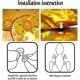 thumbnail image 3 of Inflatable Dinosaur Animal Balloons for Birthday Party Shower (Ankylosaurus yellow), 3 of 4