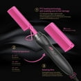 thumbnail image 2 of Didasea Hot Comb Hair Straightener Heat Pressing Combs Ceramic Electric Hair Straightening Comb , Curling Iron for Natural Black Hair Holiday Gift Pink - 3 In1, 2 of 7