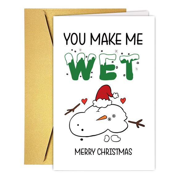 Tarjeta de Navidad Bhisong Merry Husband Boyfriend Fiance