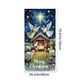 thumbnail image 3 of Uuiauoio Christmas Door Cover Flag Polyester Holiday Decorative Banner with Design for Indoor Outdoor Home Party Festive Decorations Seasonal Celebration Entrance Background Display, 3 of 7