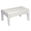 Slatted Step Stool - White