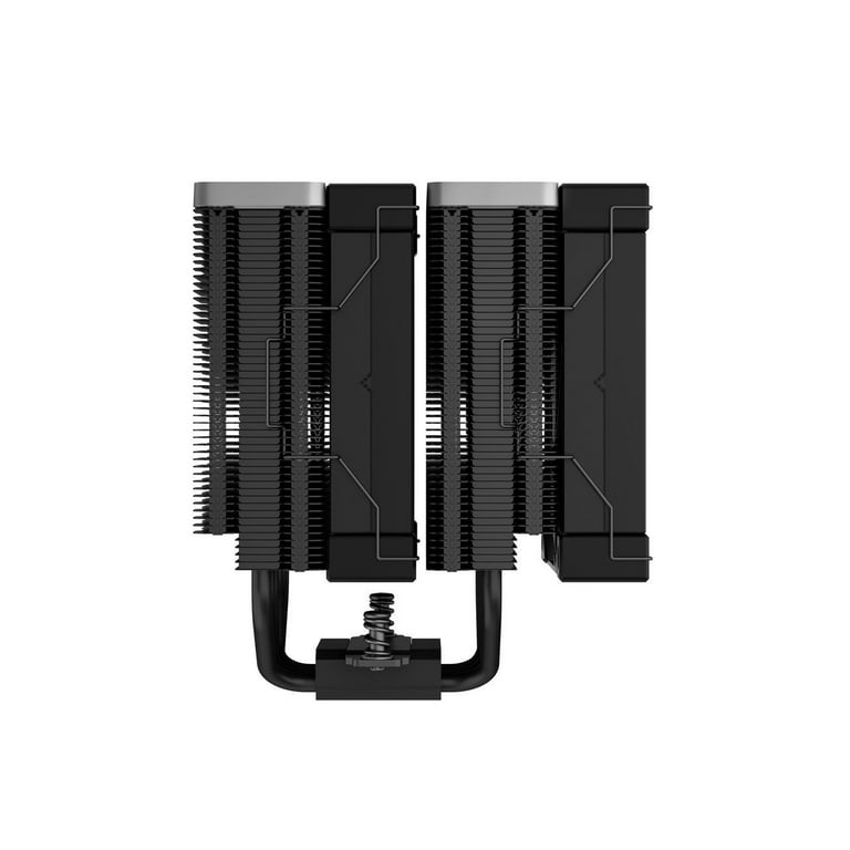 DeepCool AK620 ZERO DARK High-Performance CPU Cooler; Dual-Tower Design; 2x  120mm Fluid Dynamic Bearing Fans; 6 Copper Heat - Micro Center