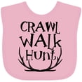 thumbnail image 3 of Inktastic Crawl, Walk, Hunt Boys or Girls Baby Bib, 3 of 4