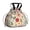Boho Bohemia Flower-3, variant on Boho Bohemia Flower Drawstring Lunch Bag Women - Drawstring Lunch Bag Insulated for Work Office - Stain-Resistant Large Lunchbags for Women with Multi-Pockets