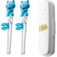thumbnail image 1 of 2 Pairs Training Chopsticks, Reusable Learning Chopsticks, Practice Chopsticks (B), 1 of 7