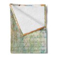 thumbnail image 2 of Letter L Soft Flannel Fleece Throw Blanket, Letterpress Natural Old Texture Backdrop Writing Timeworn Design Typography, Cozy Plush for Indoor and Outdoor Use, 50" x 70", Multicolor, by Ambesonne, 2 of 5
