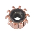thumbnail image 1 of 18 x 8 x 14.5(15) mm 10P Teeth Copper Hook Type Electrical Motor Commutator 1pcs, 1 of 10