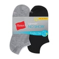 thumbnail image 2 of Hanes Women's Lightweight No Show Socks, 12-Pack, Sizes 8-12, 2 of 6