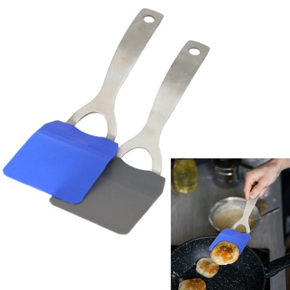 2 Flexible Turner Heat Resistant Kitchen Tools NonStick Utensil Spatula Flipper