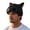 #1 Black, variant on Ticikt Unisex Fleece‑Lined Knit Beanie Hat, Winter Warm Cat‑Ear Knitted Cap with Decorative Goggles Windproof Outdoor Skull Hat for Men Women,Grey