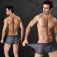thumbnail image 4 of Baywell 5 Pack Men's Underwear Boxer Briefs Summer Lightweight Mesh Sexy Sheer Breathable Men Panties Ice Silk Comfort Soft Boxer Shorts Plus Size Trunks Underwear for Men, XS-5XL, 4 of 4