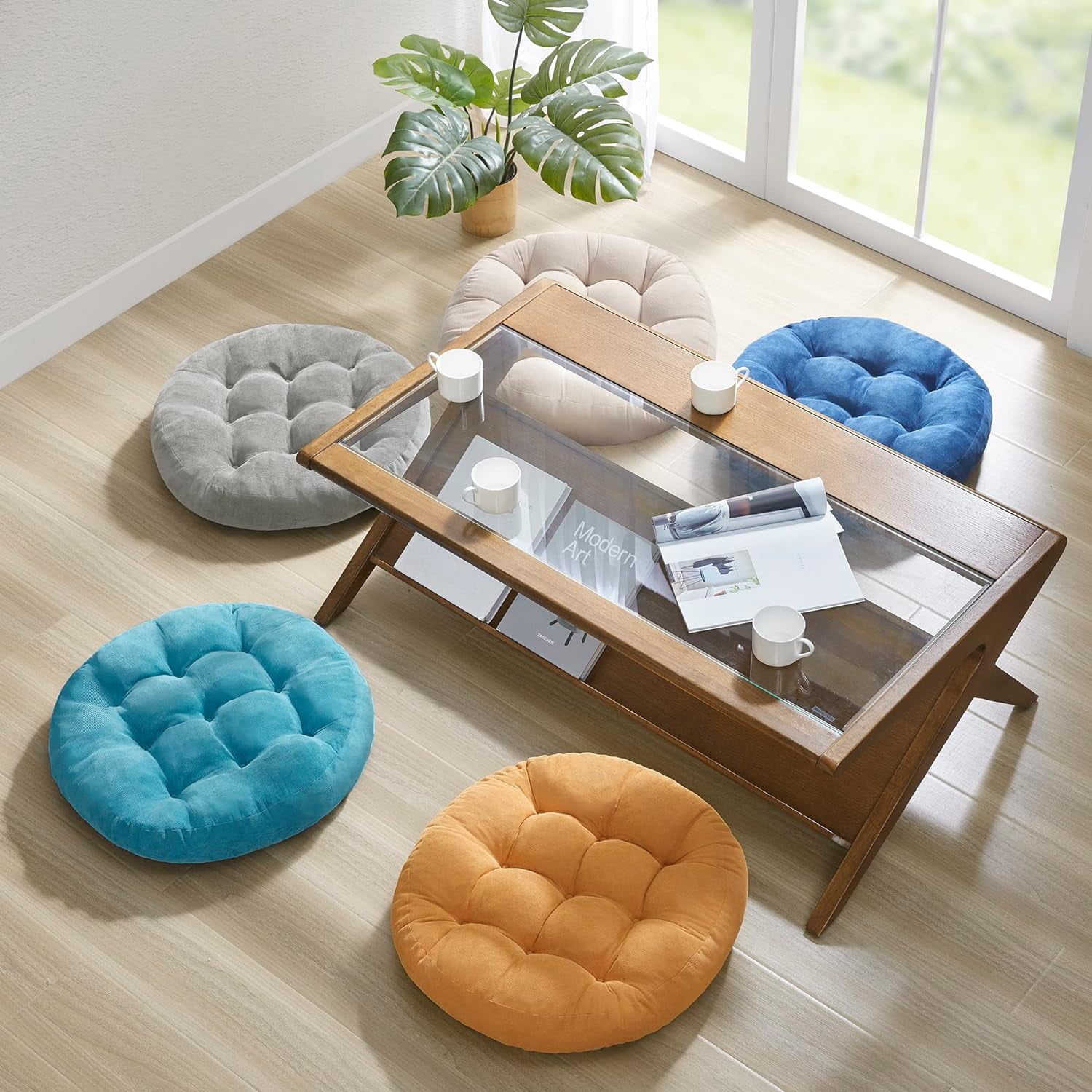Floor pillow set sales