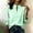 Green, variant on Mandarin Collar Tops for Women Causal Shirt for Women Fashion Blouse Printing Heavy Industry V Neck Mandarin Collar Blouse Chinese Collar Tops Elegant Resort Wear Purple L
