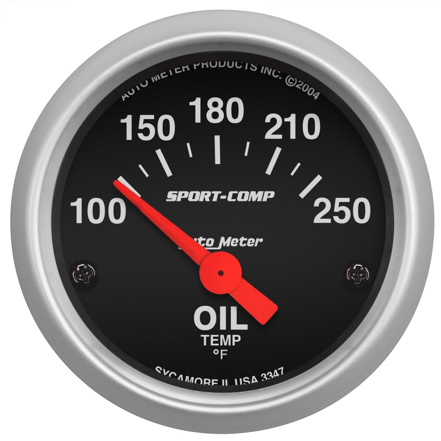 AutoMeter 3327 Sport-Comp Electric Oil Pressure Gauge - Walmart.com