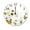 FFclock003, variant on ZXCXRQFa Clock Butterfly Flower Wood Wall Clock Silent Non-Ticking Kitchen Desk Clock Battery Operated Analog Decorative Round Clocks 10 in Garden Home Decor