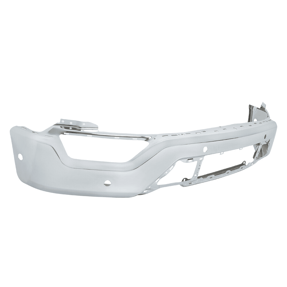 Top Gear Motors Front Bumper for Ford F-150 2021–2023 Chrome Steel with 6 Parking Sensor Holes Replacement Assembly