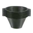 thumbnail image 1 of Uxcell 10Pcs 150um 100mmx65mm embudo de pantalla de pintura de cono de malla metálica colador de pintura verde oscuro, 1 of 5