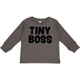 thumbnail image 3 of Inktastic Tiny Boss Boys or Girls Long Sleeve Toddler T-Shirt, 3 of 5