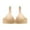 Beige, variant on Lace Bralettes Women No Underwire Bra Feature V-Neck Longline Bra Style W-1313 Khaki 42