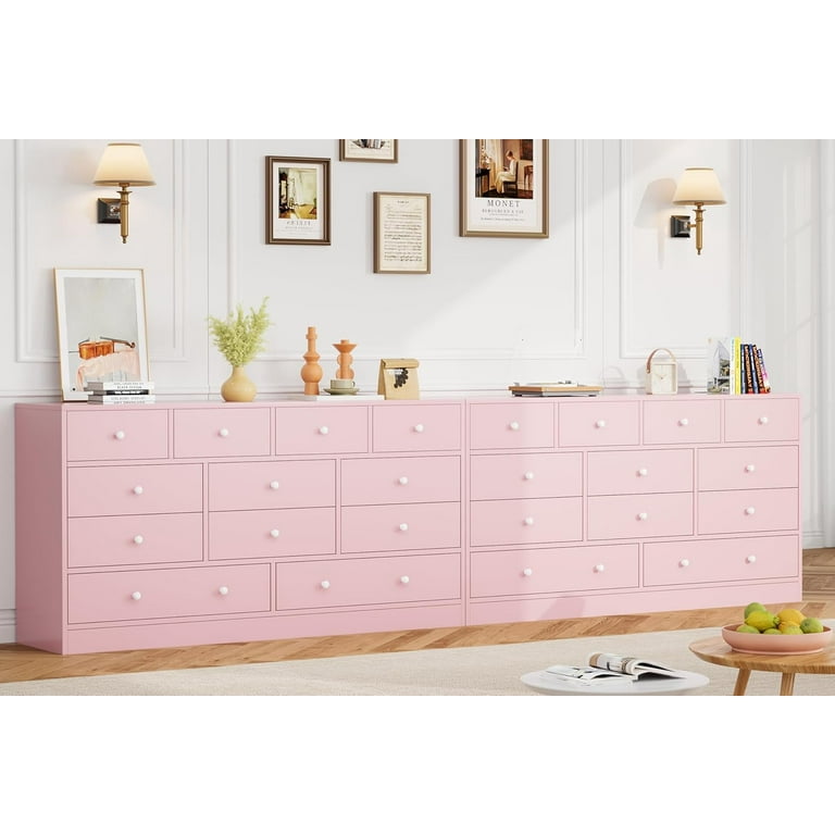 pink dresser for kids Furniture of America Dani A bestseller for a reason Evolur Aurora Blush Pink Double