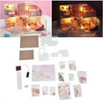 thumbnail image 4 of Doll House Kit Miniature House Miniature Dollhouse Assembly Miniature Dollhouse Assembly Dollhouse Children Assembly DIY Dollhouse Kit Doll House Kit Miniature House Building Kit, 4 of 8