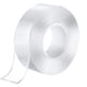 thumbnail image 1 of 1 rollo （5M x 3CM x 2MM）Cinta nanoadhesiva,Cinta adhesiva transparente multipropósito de doble cara sin rastro,Cinta de pared adhesiva fuerte lavable Tiras de cinta transparente ER, 1 of 5