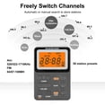thumbnail image 2 of Dsseng Personal AM/F_M Pocket Radio   Portable Mini Digital Tuning Stereo Walkman Radio with Rechargeable Battery  Earphone  Lock Screen  Preset for Walking Jogging Traveling Camping, 2 of 9